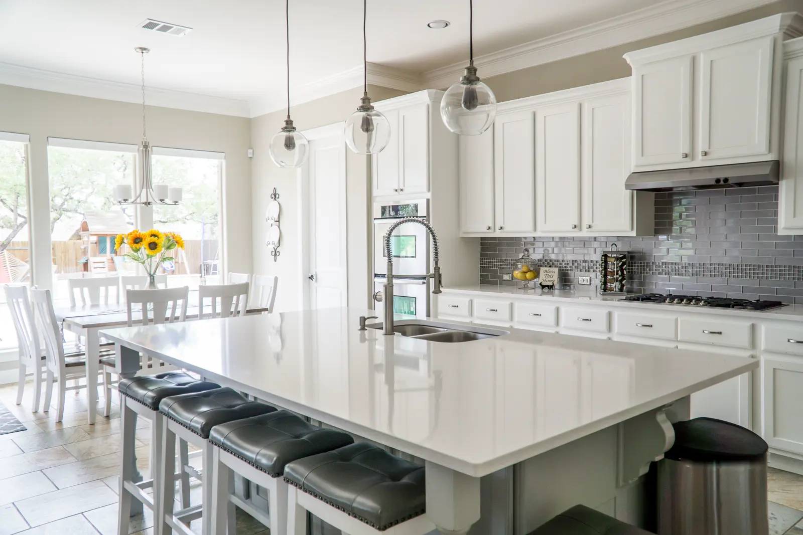 White Shaker kitchen design inspiration