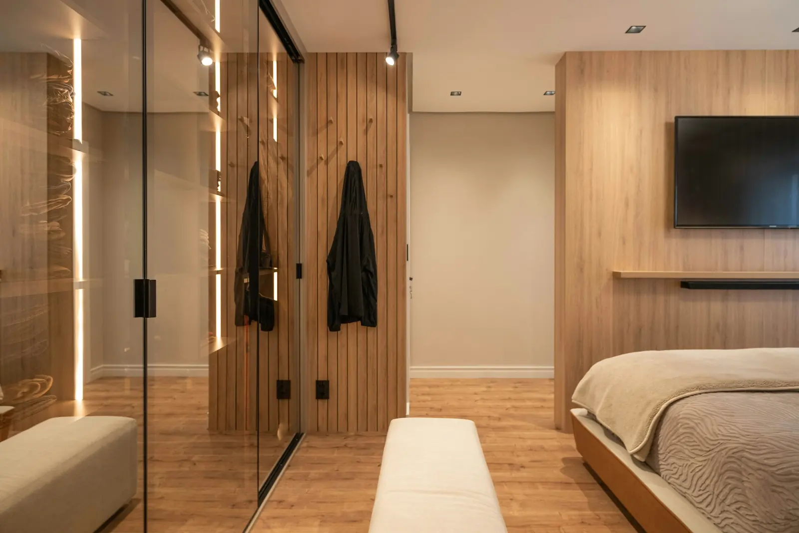 Floor-to-ceiling wardrobe design inspiration
